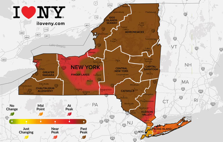 Peak foliage arriving in Finger Lakes: Weekly NY foliage report