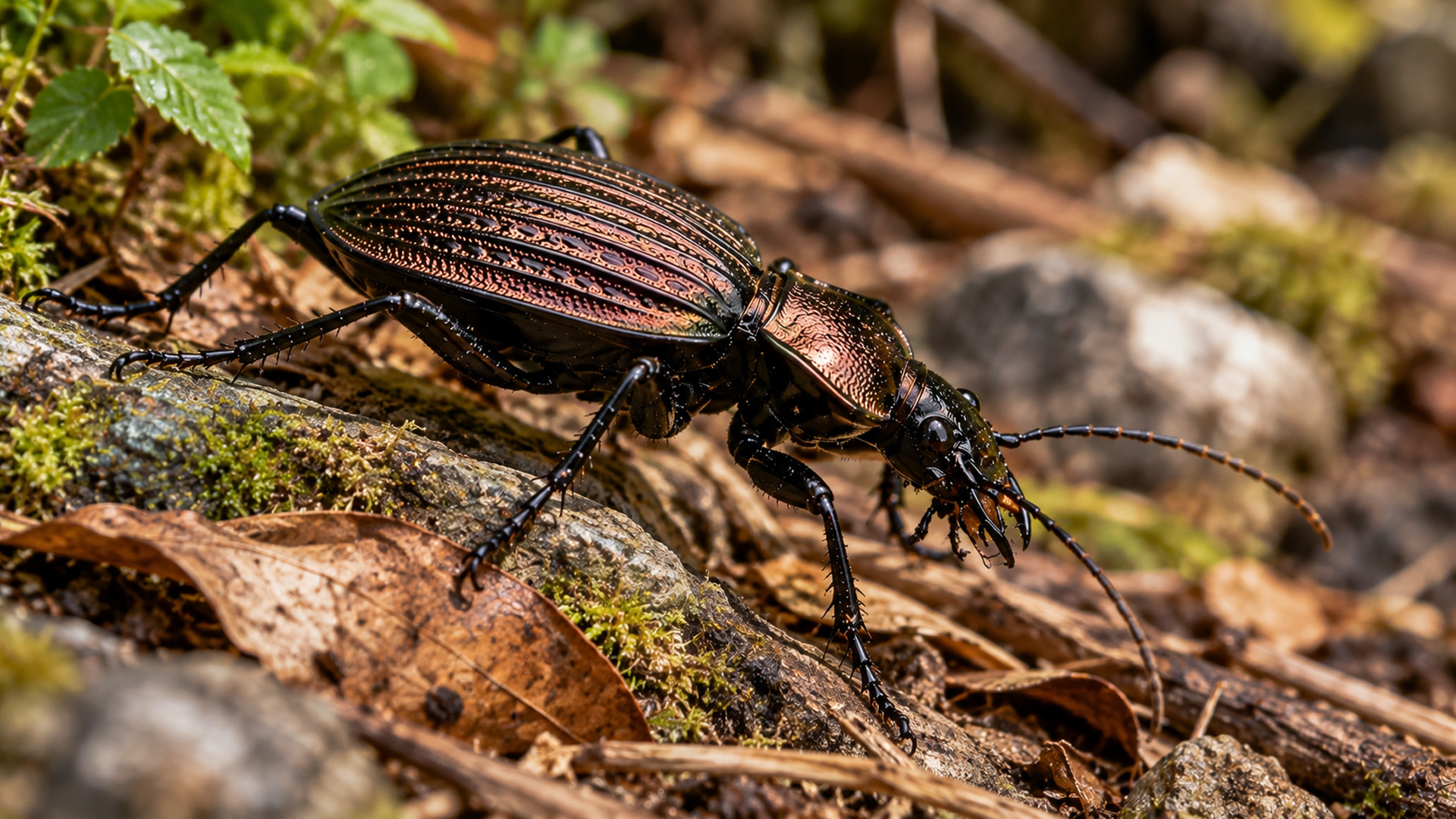 The forest floor has a slug hunter most people never notice