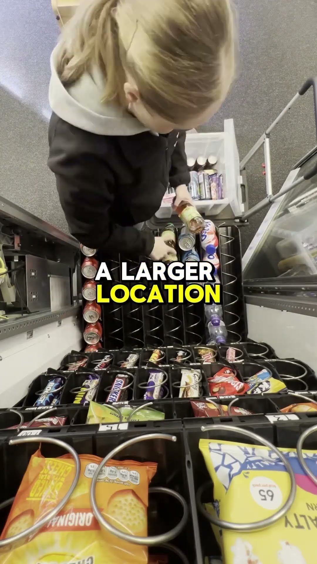 Vending machine business making £135 in a week!