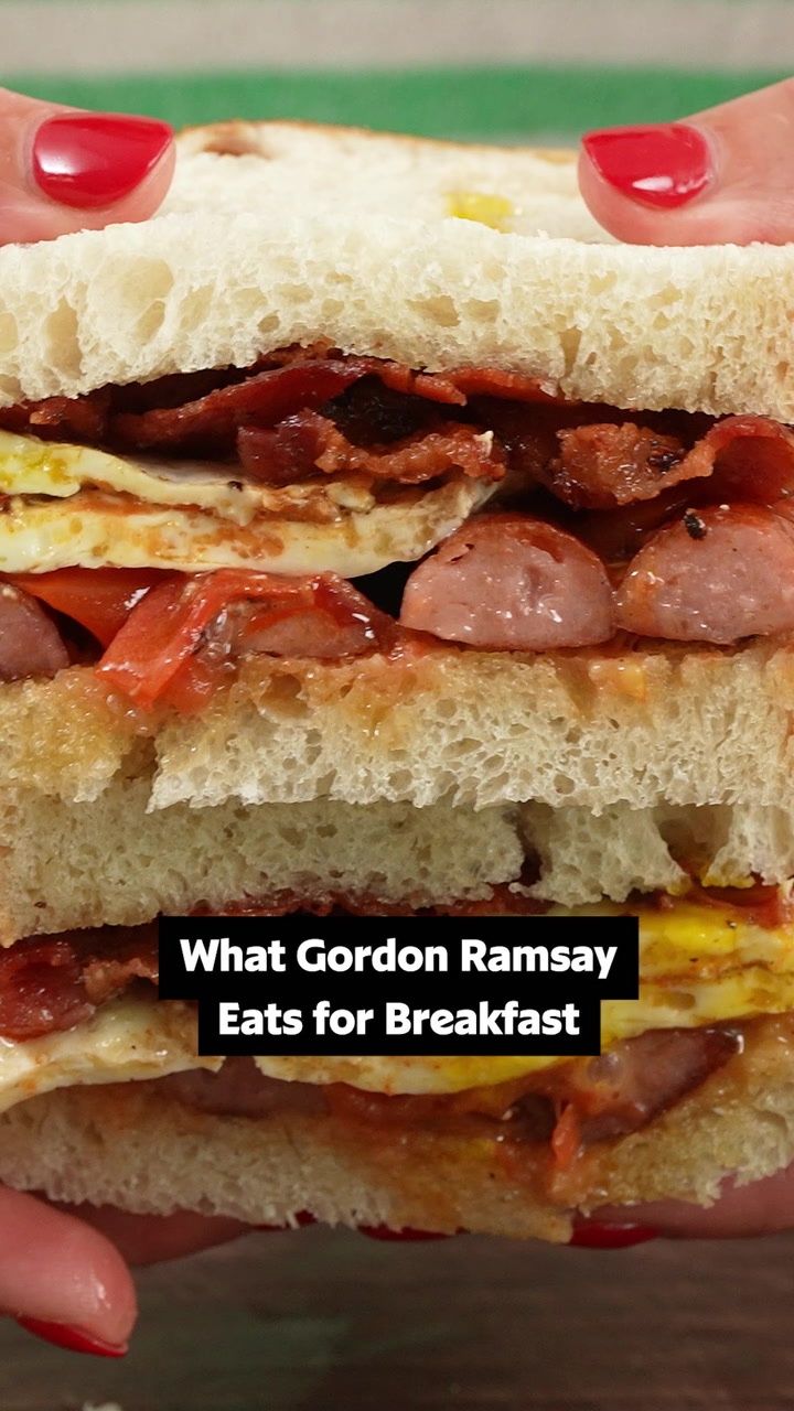 Gordon Ramsay's ultimate British breakfast sandwich