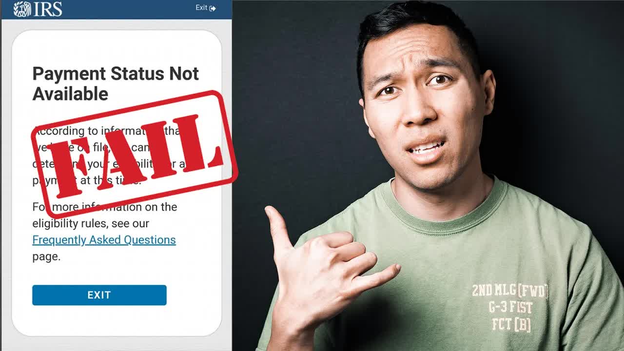 Stimulus update: IRS stimulus check portal error messages