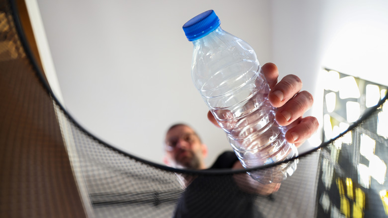 Grab old water bottles to make moving furniture a breeze. Here's how