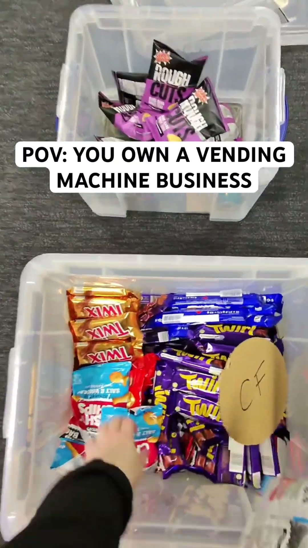 Vending machine business operations