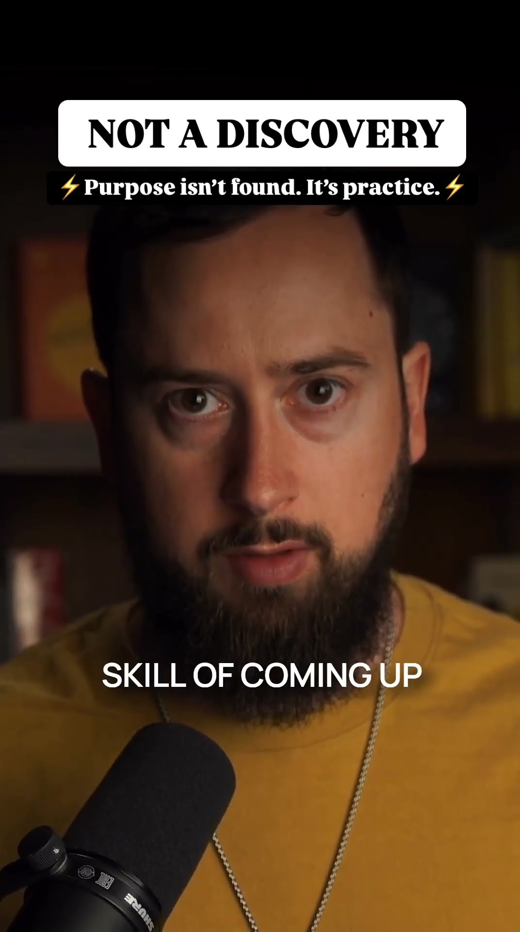 Living with purpose is a skill