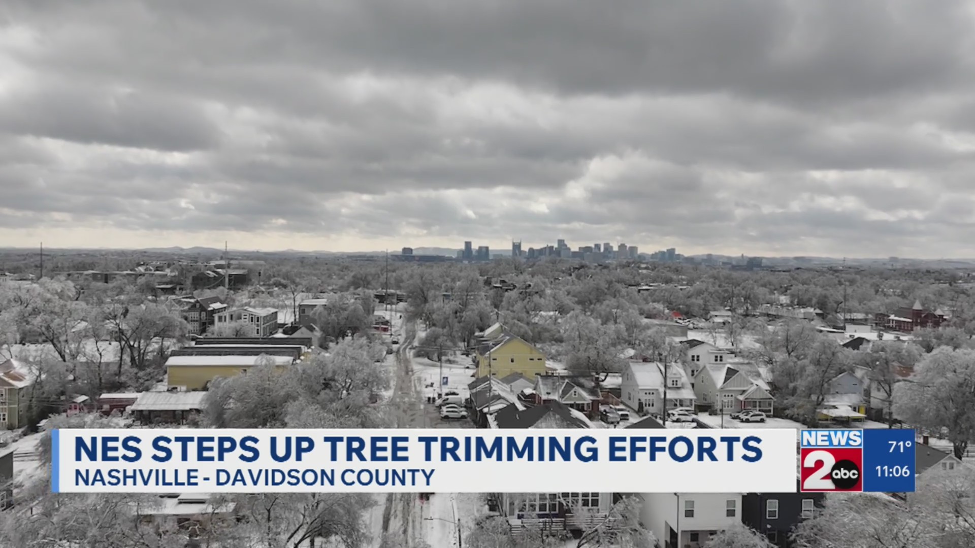 NES reports crews stepping up tree trimming efforts