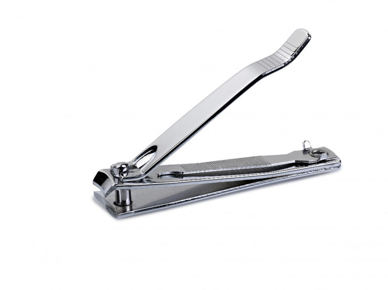 The swing-out arm on a pair of nail clippers is a file and most people ...