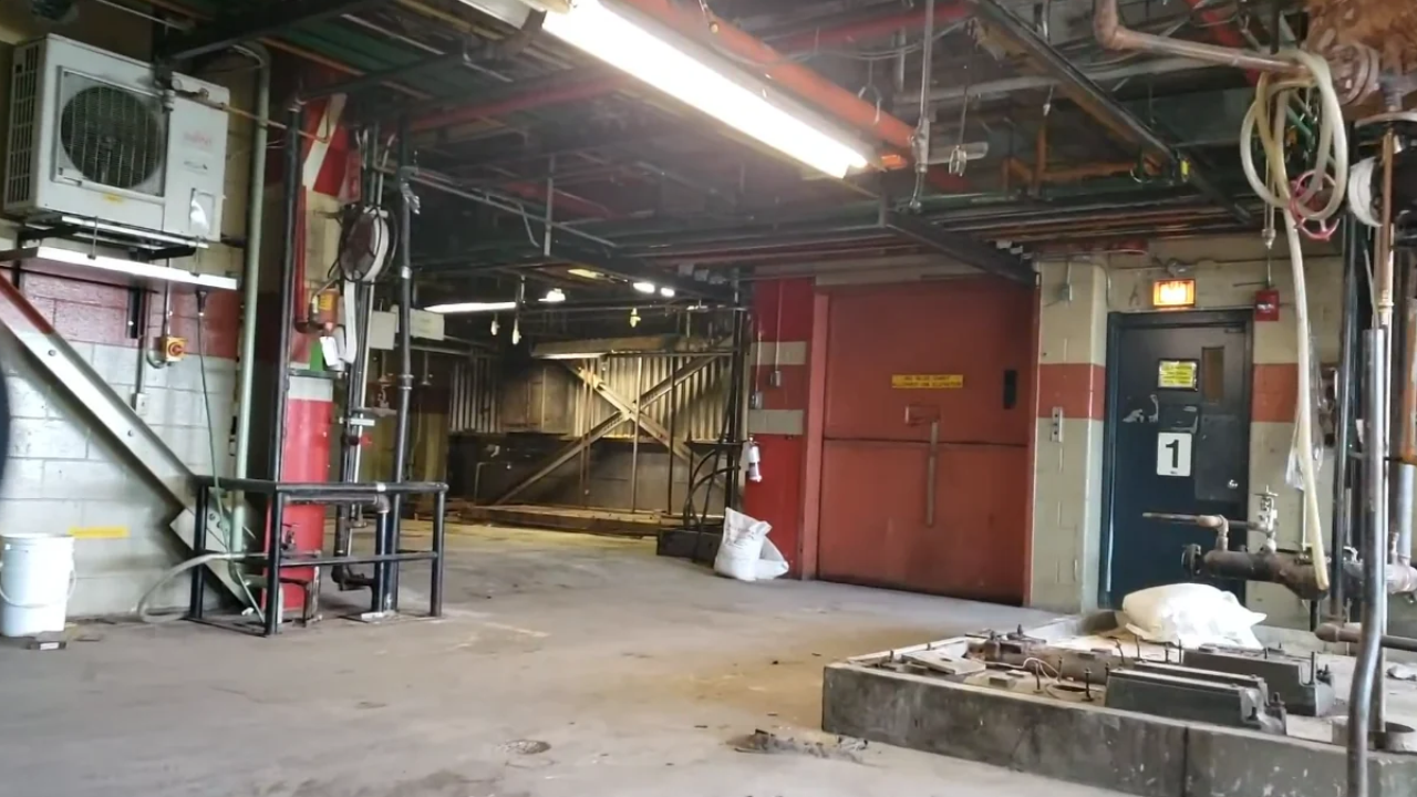 Abandoned industrial factory