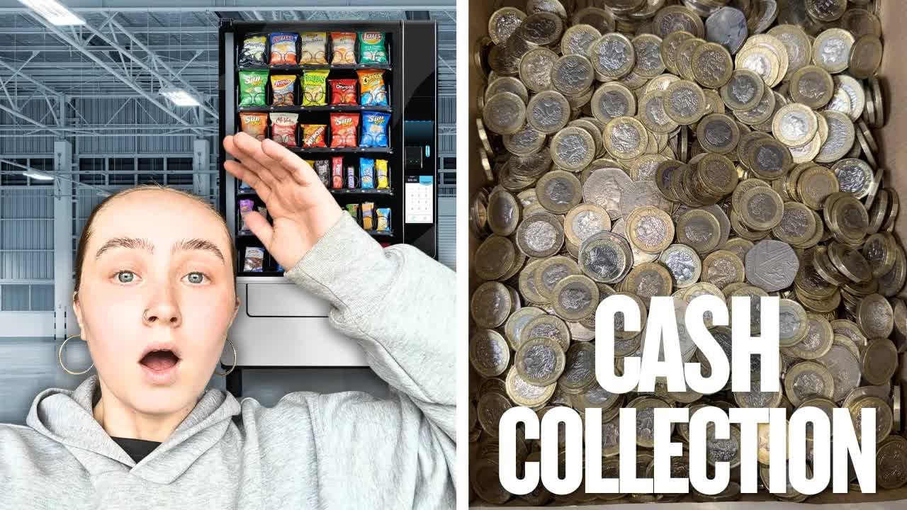 Vending machine cash collection & restock