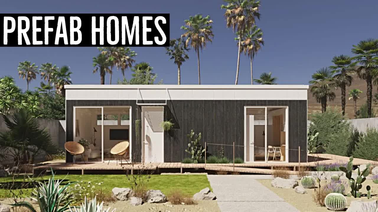 New modern PREFAB homes with sustainable features