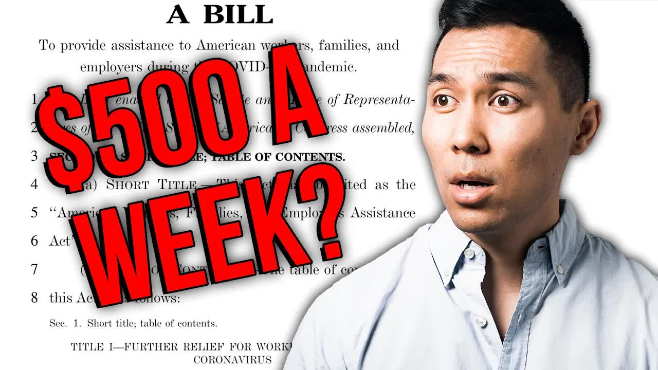 HEALS Act - unemployment benefits extension (detailed breakdown)