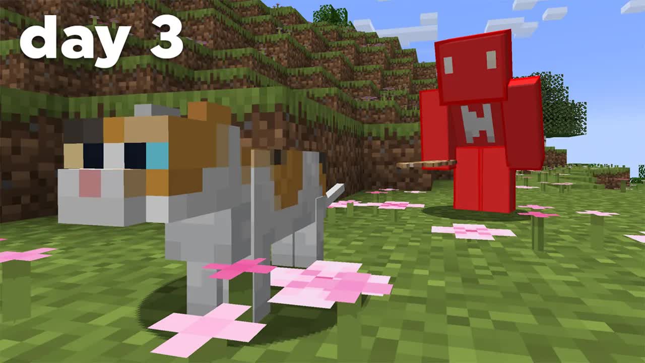 I can't leave until I tame this cat in Minecraft (#3)