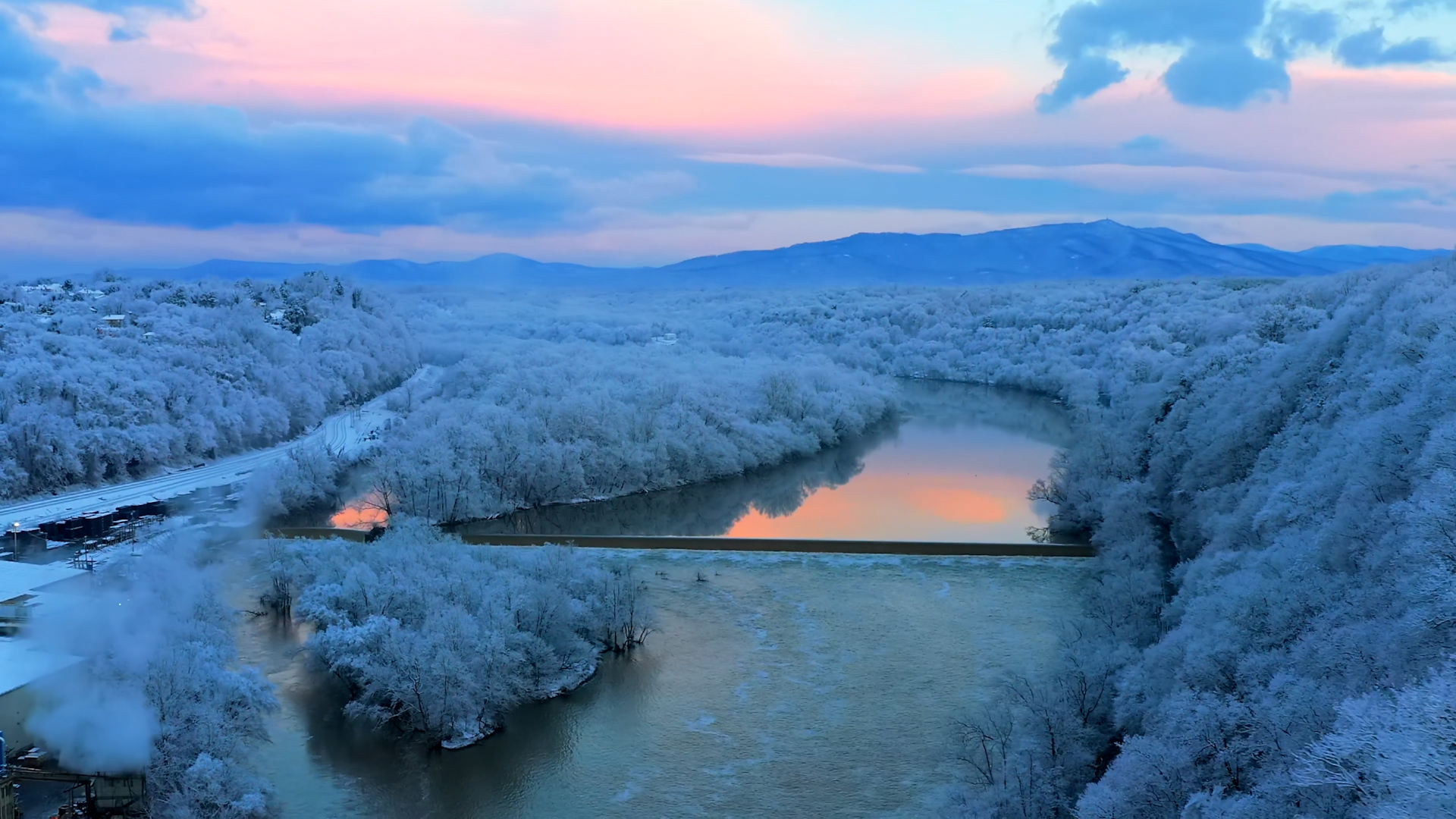 Capturing America's winter landscapes from above: A drone's perspective
