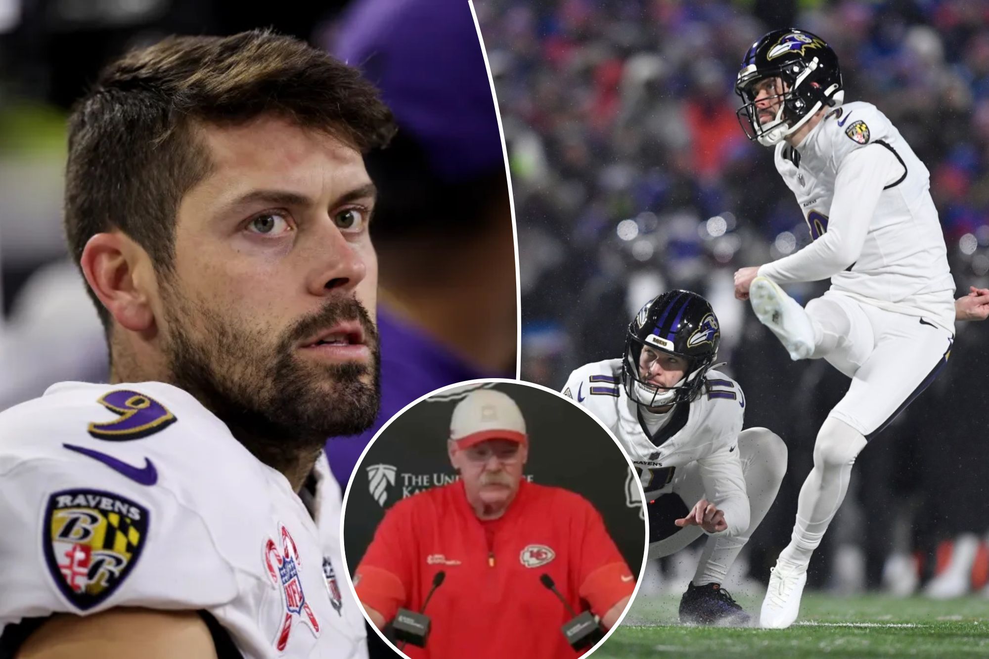 Andy Reid grilled about Chiefs’ controversial Justin Tucker signing