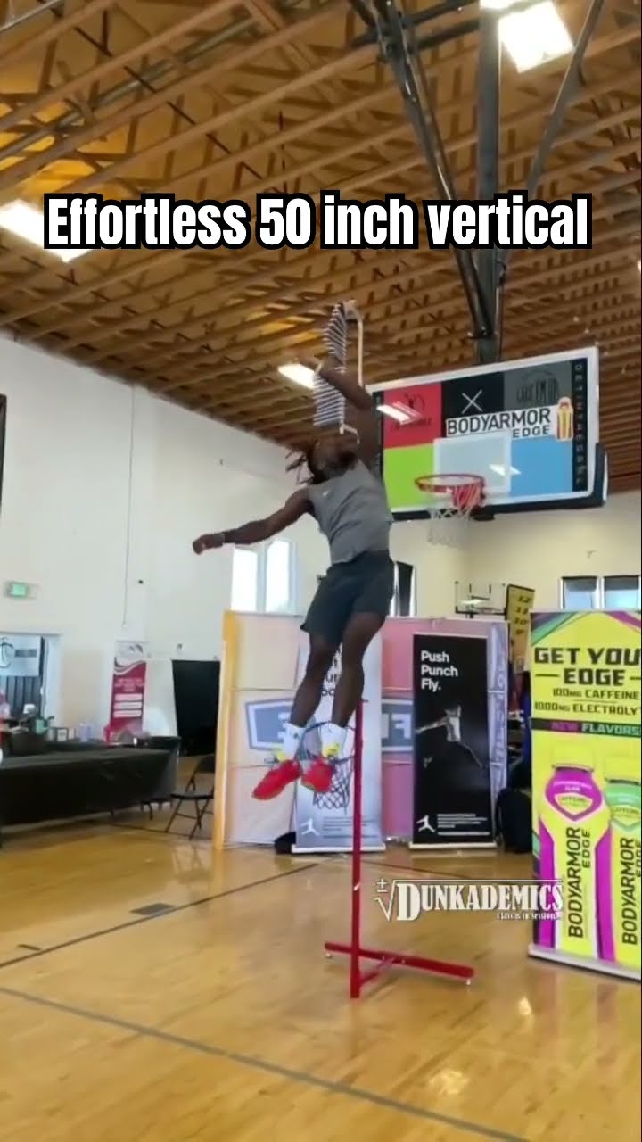Kingdac: athlete's insane 50-inch vertical jump!
