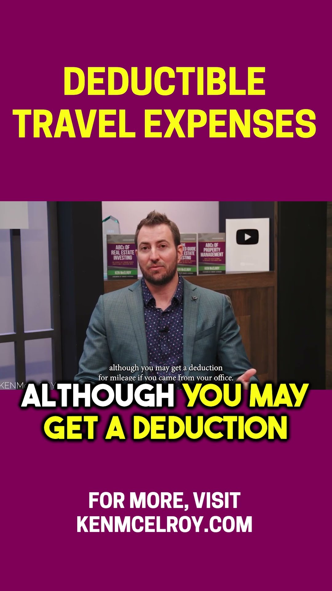 When can travel expenses be deductible?