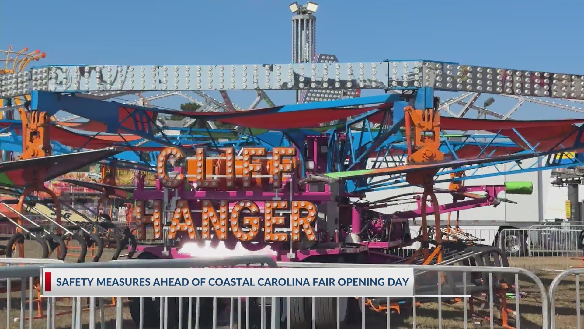 Safety measures ahead of Coastal Carolina Fair opening day