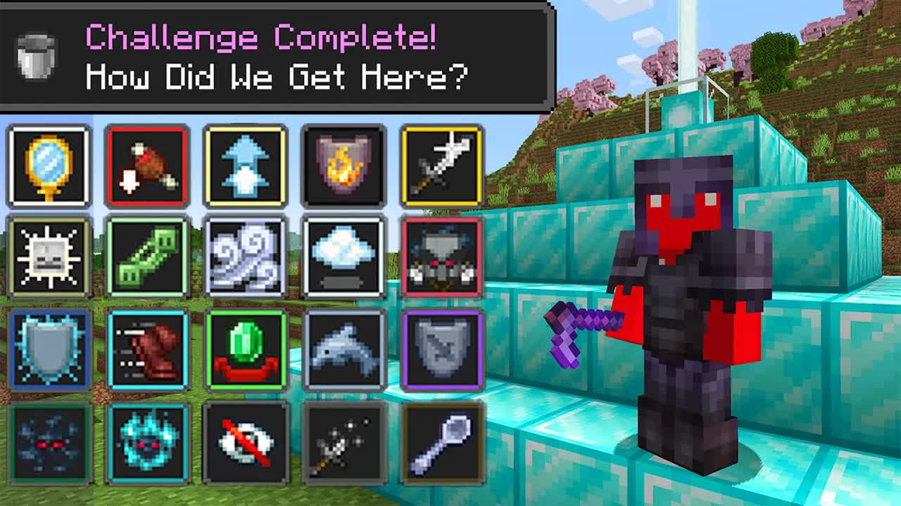 I got all 122 Minecraft advancements