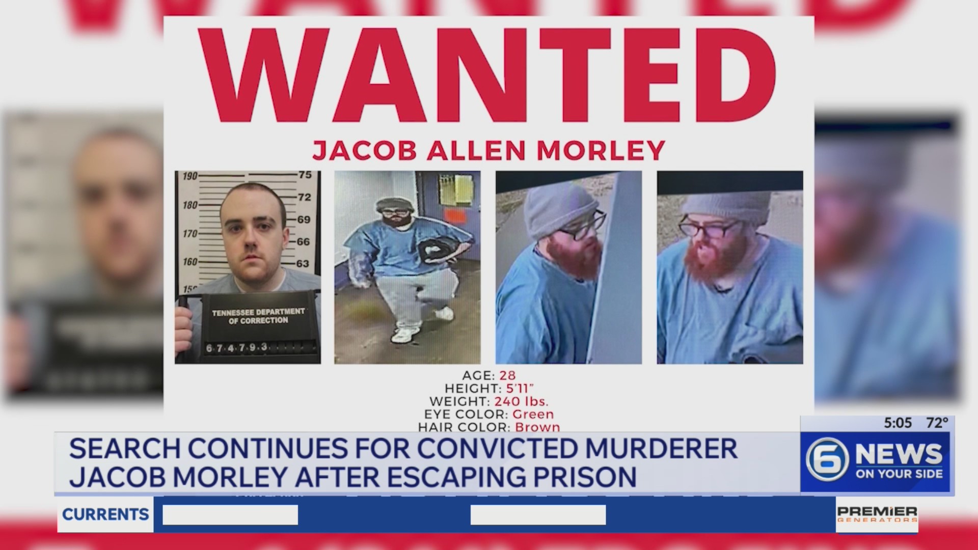 Search continues for convicted murderer Jacob Morley after escaping prison