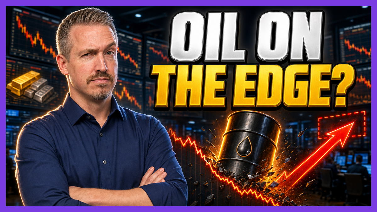 US oil presses a larger pattern trigger while gold and silver test support