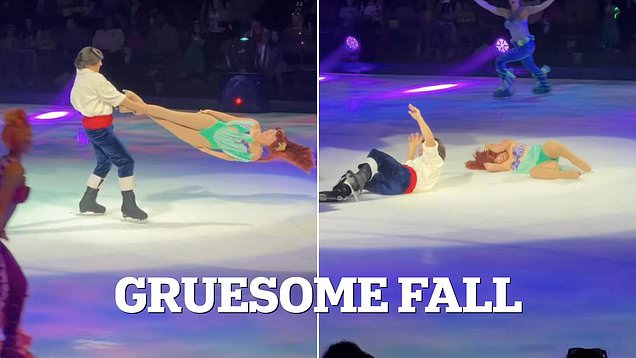 Disney on Ice performer suffers gruesome fall in front of kids