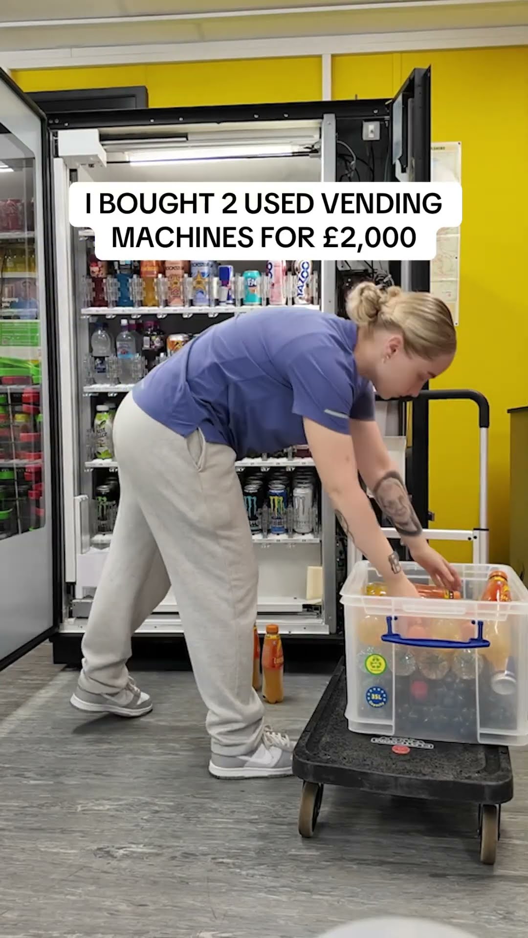 Vending machine business: making 800 pounds a month