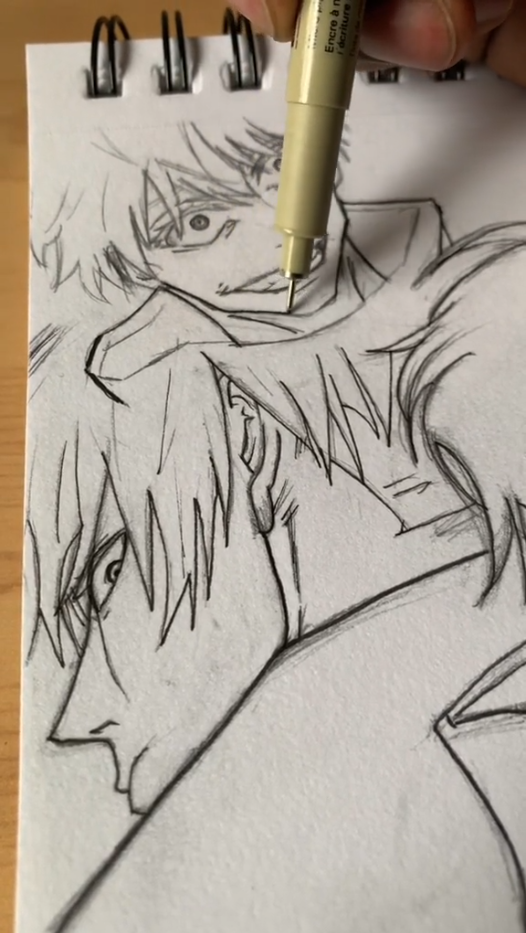 Drawing Satoru Gojo from Jujutsu Kaisen