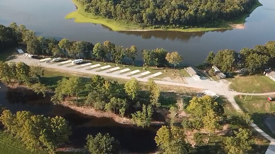 New RV park along Red River opens near Poland community