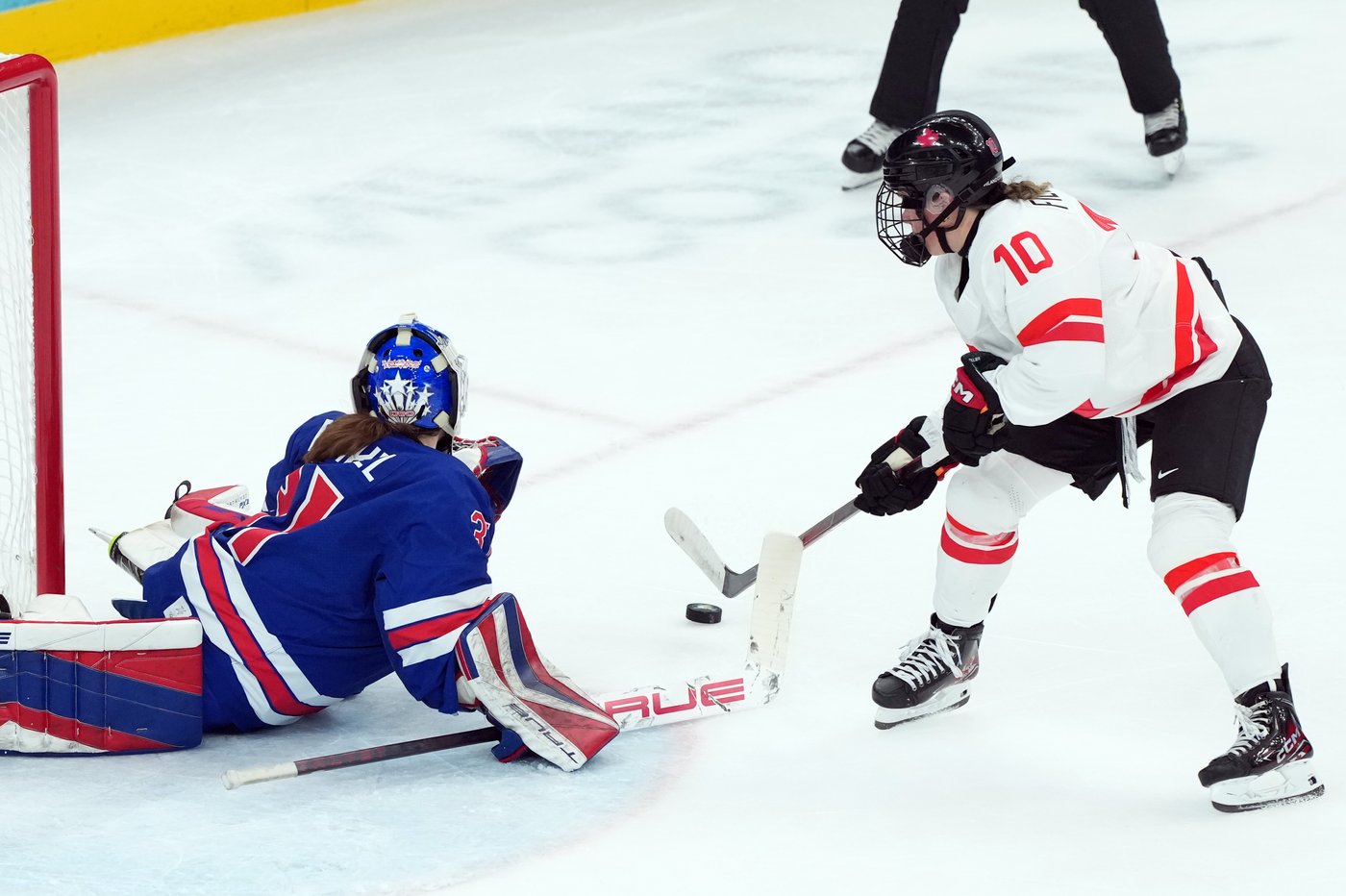 Canada holds off US 5-3 in pre-tournament game ahead of women's hockey ...
