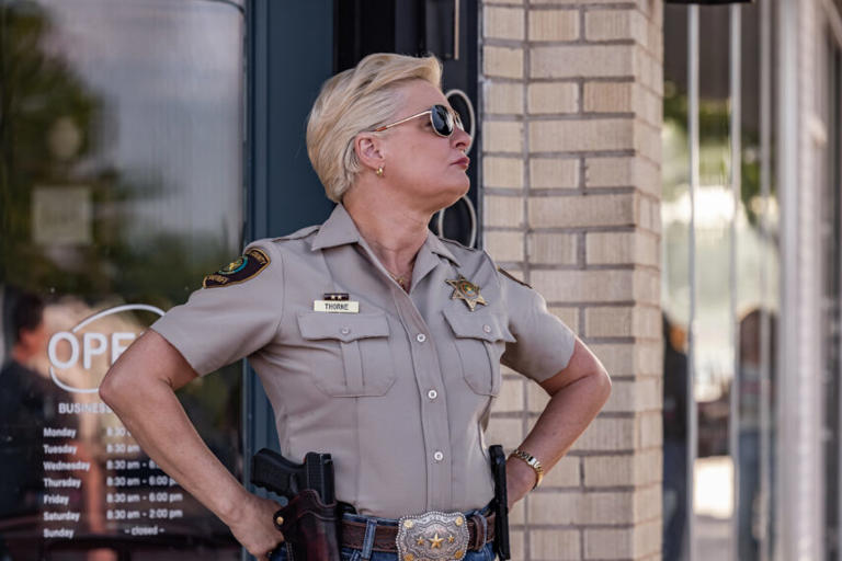 The lowdown: Martha Plimpton breaks down Sheriff Thorne’s arrival