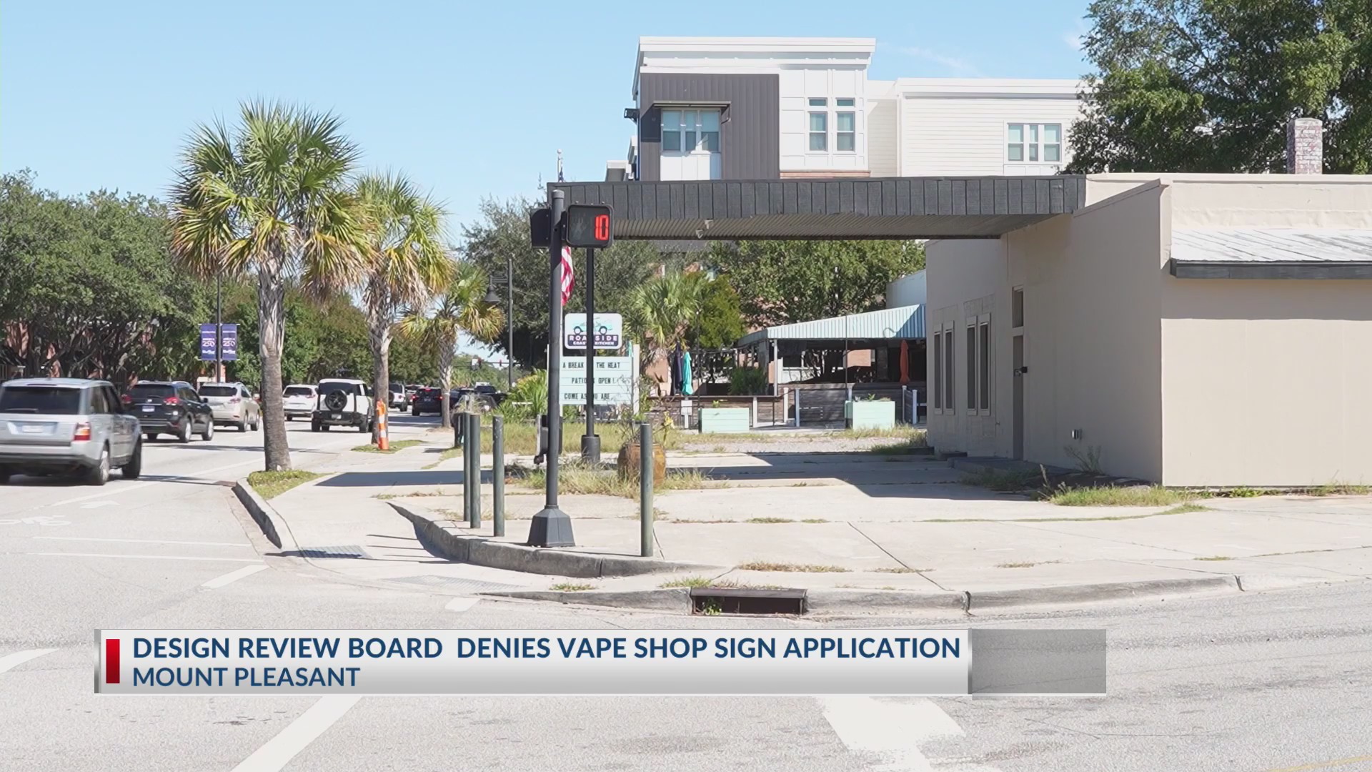Mount Pleasant Design Review Board denies vape shop sign application