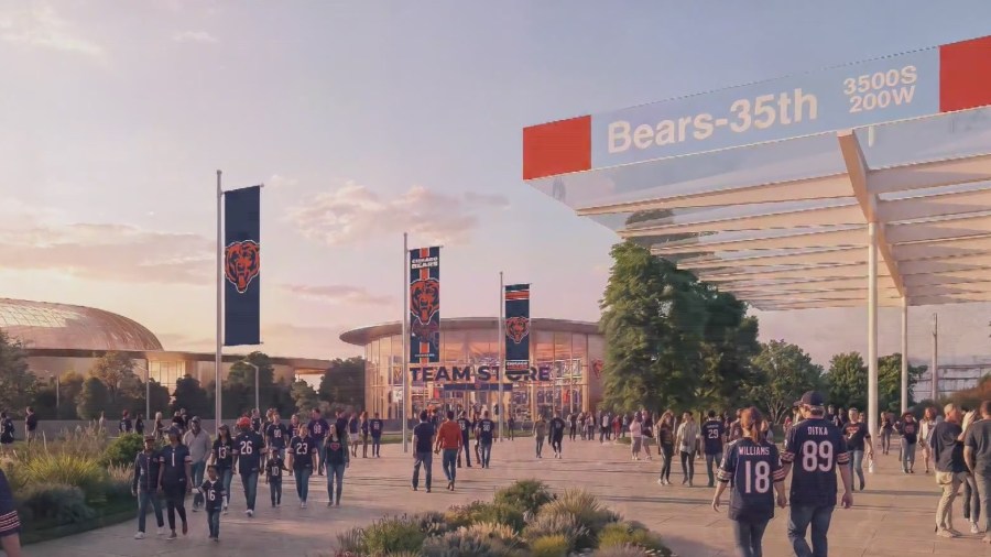 Architectural firm proposes new domed stadium for Chicago Bears in ...