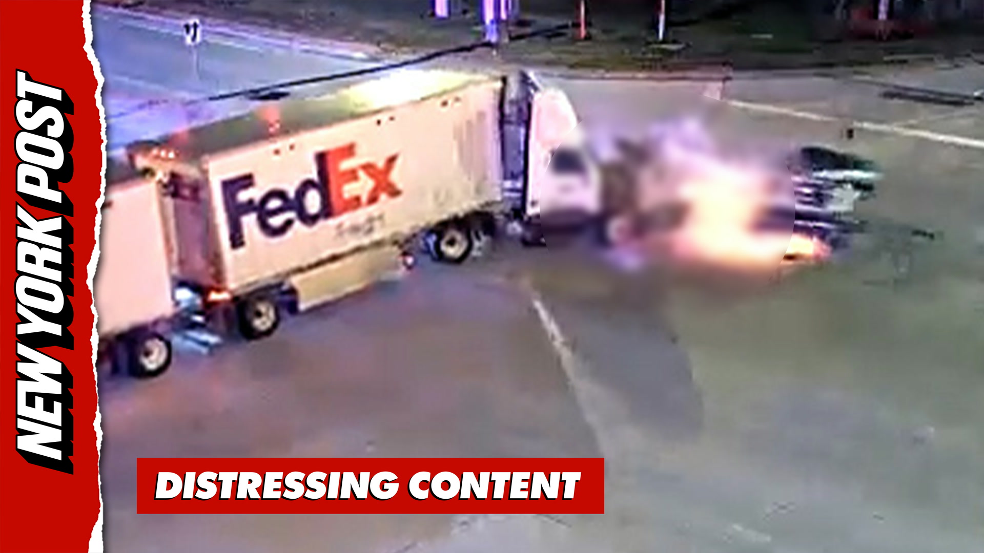 High-speed chase ends in chaos as suspect slams into FedEx semi-truck