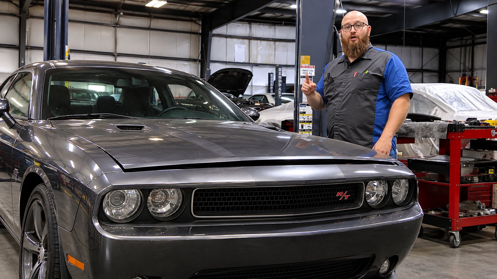 Fixing a Dodge Challenger without parts