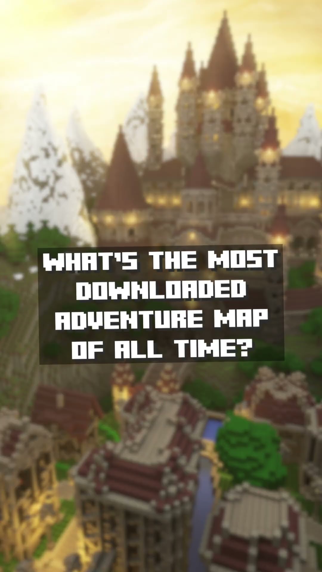 Most famous Minecraft adventure map - The Dropper
