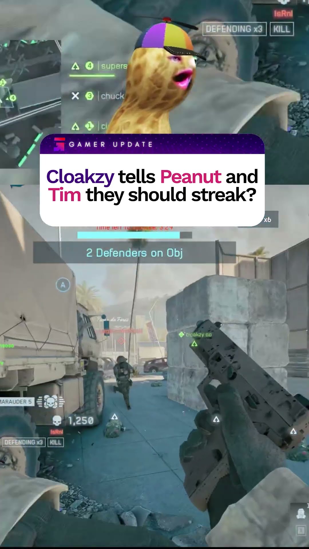 Cloakzy's hilarious 'streak' suggestion in Battlefield 6