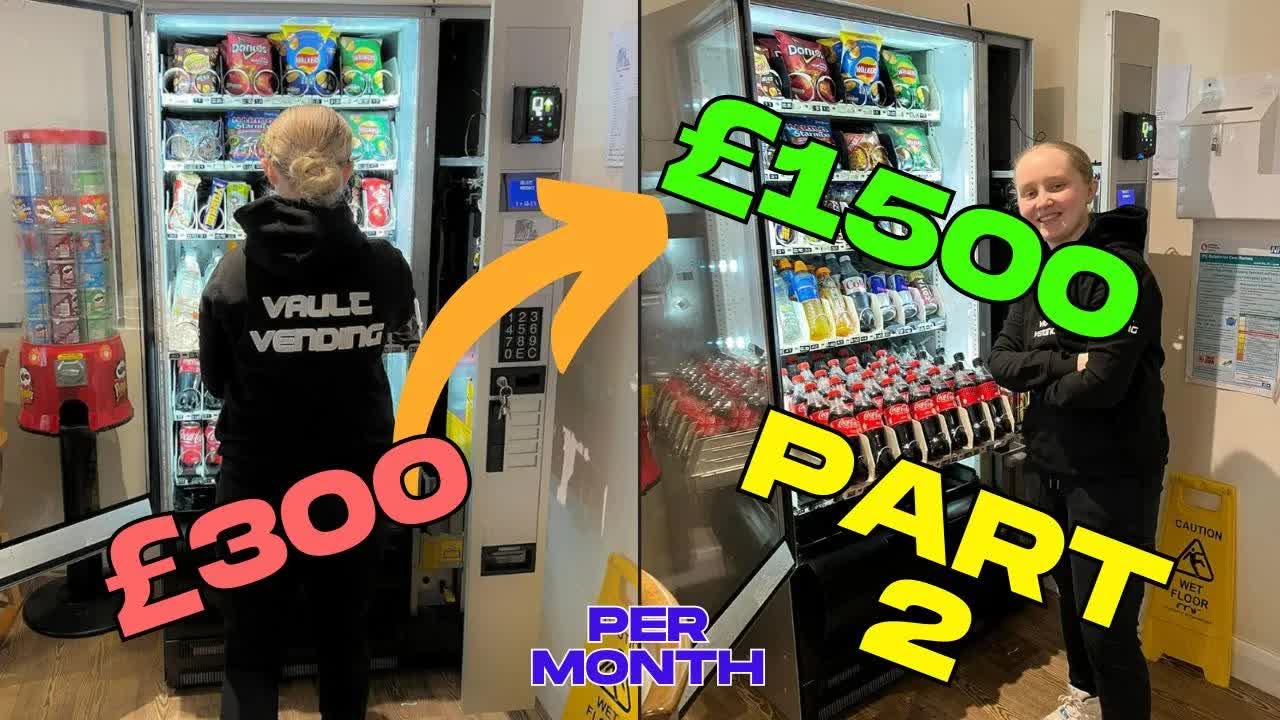 How this vending machine went from making £300 to £1500 a month | Part 2