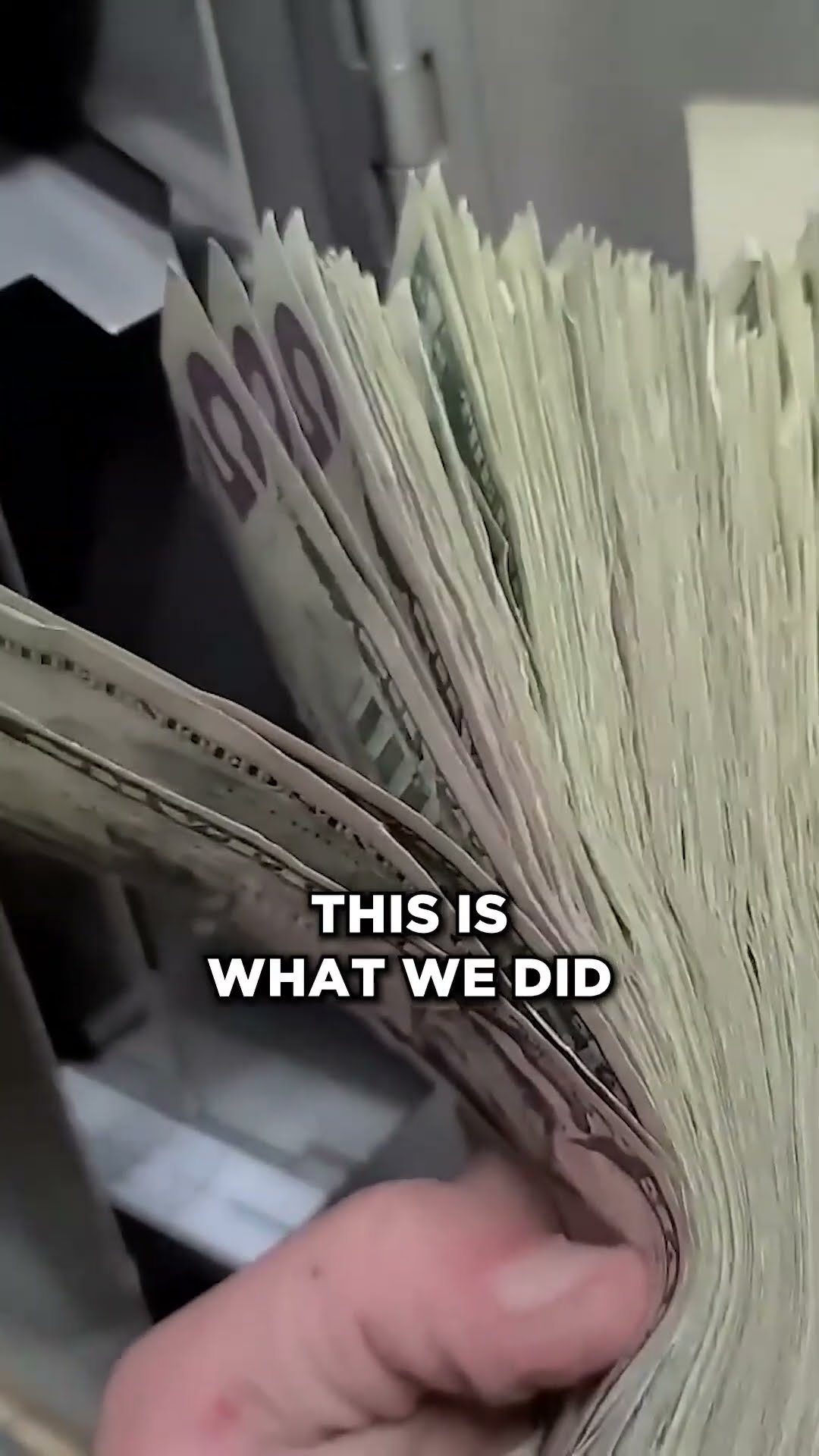 Car wash cash collection - big money!