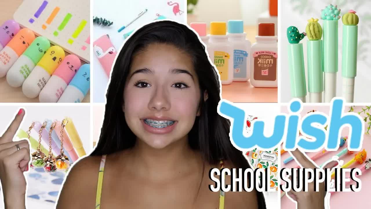 Back to school shopping on Wish! Affordable school supplies!