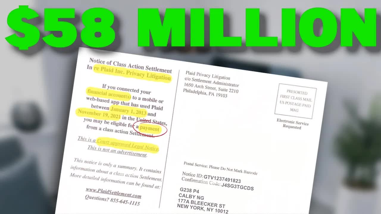 Plaid class action lawsuit explained: Claim your cash settlement!