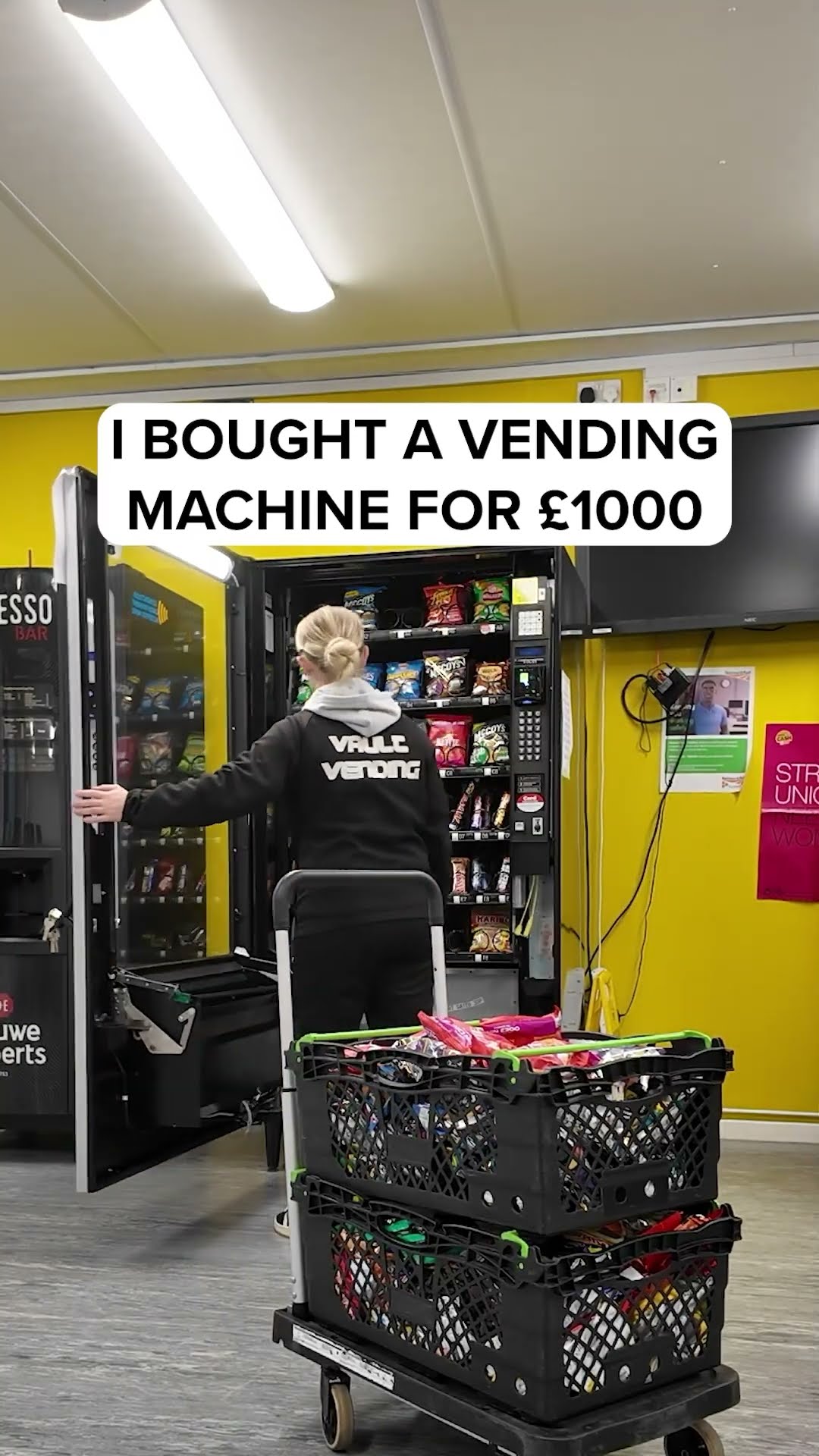 Vending machine business success!