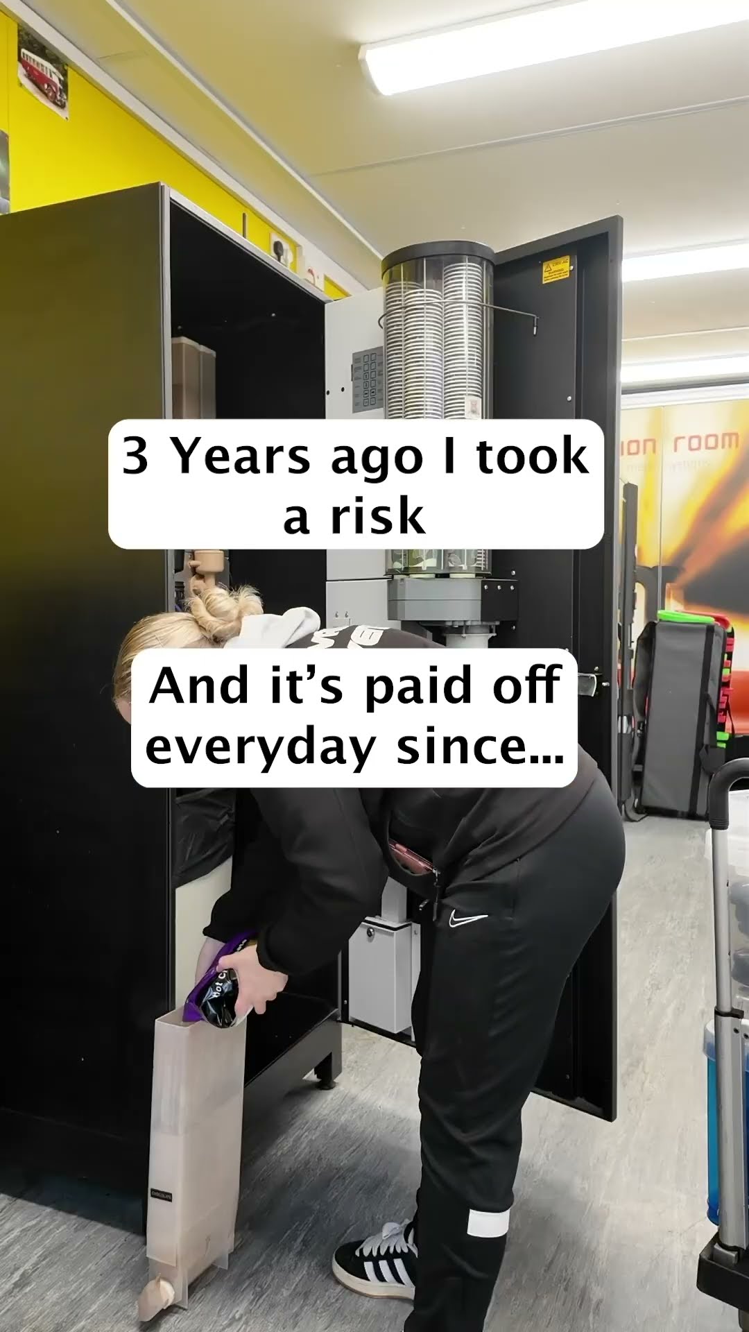 Vending machine business success!