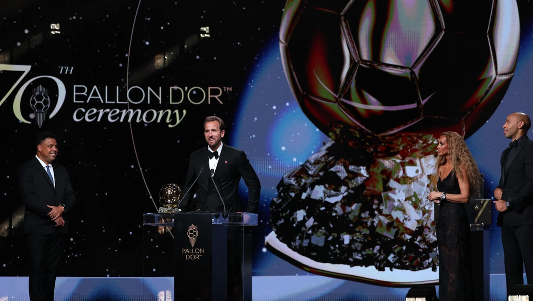 Harry Kane's historic Ballon d'Or win