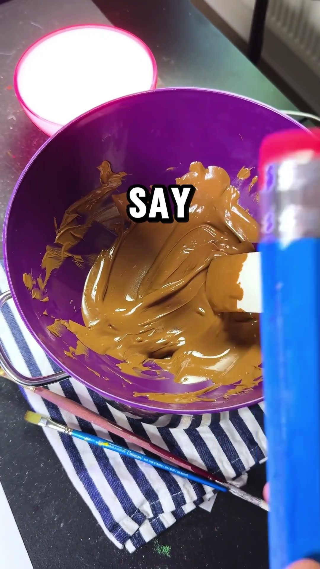 Drawing Gordon Ramsay with chocolate!