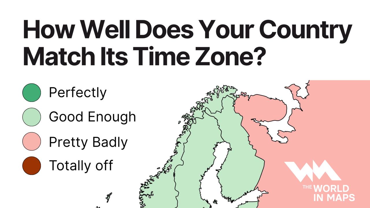 Why Spain and France's time zones do not match their geographical location