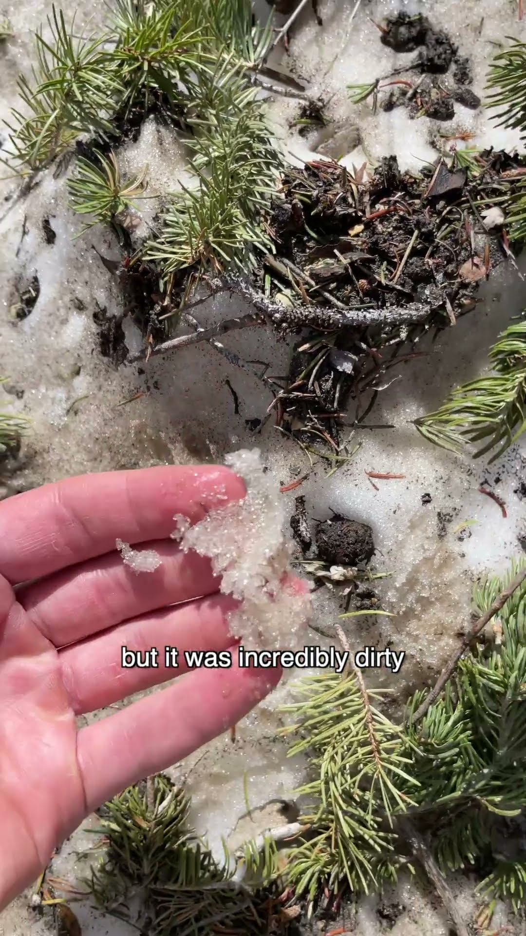 DIY mountain snow cone: My hike for free snow (epic fail!)
