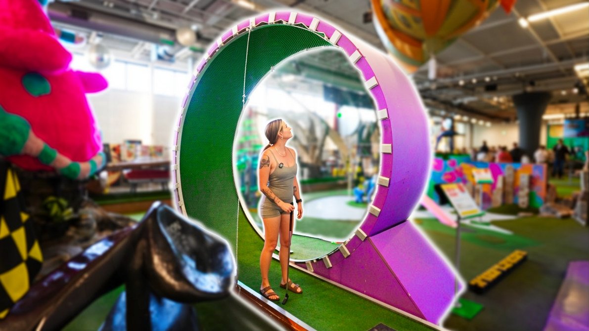 A unique mini golf course experience