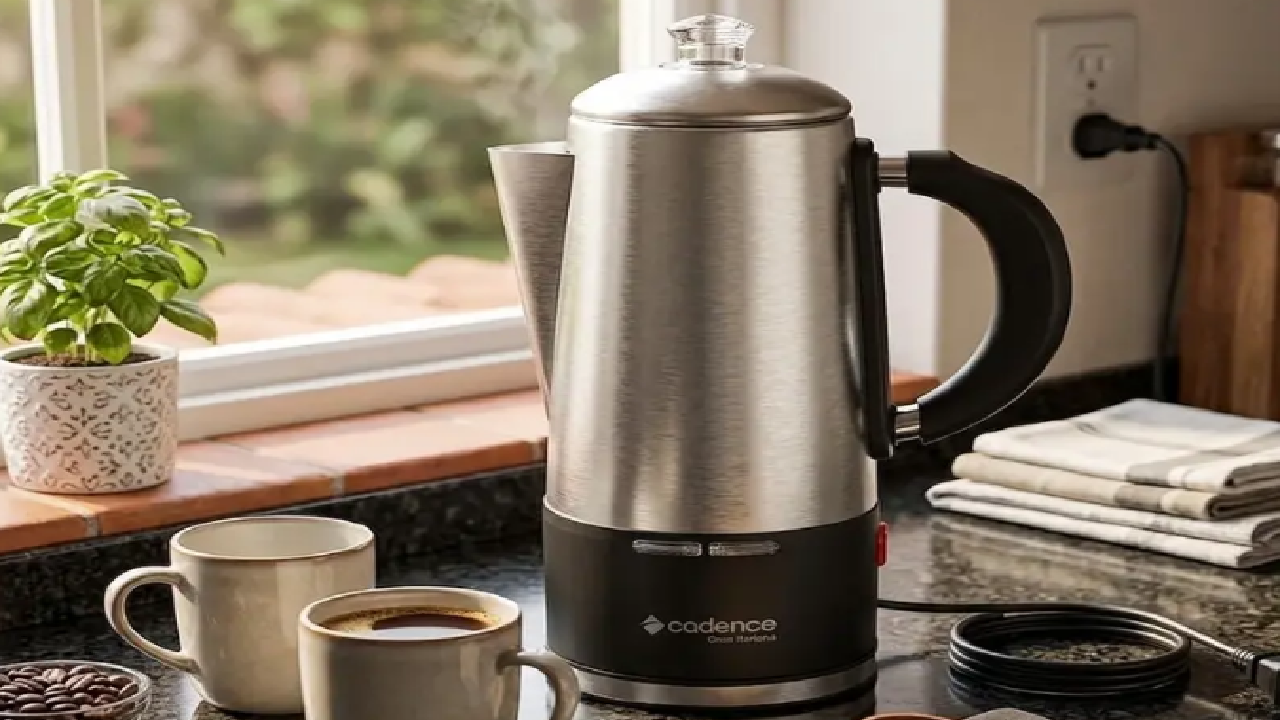 Café de barista em casa: cafeteira italiana Cadence está 52% mais barata