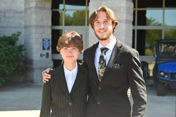 Two students at the Governor’s School for Science and Mathematics ...