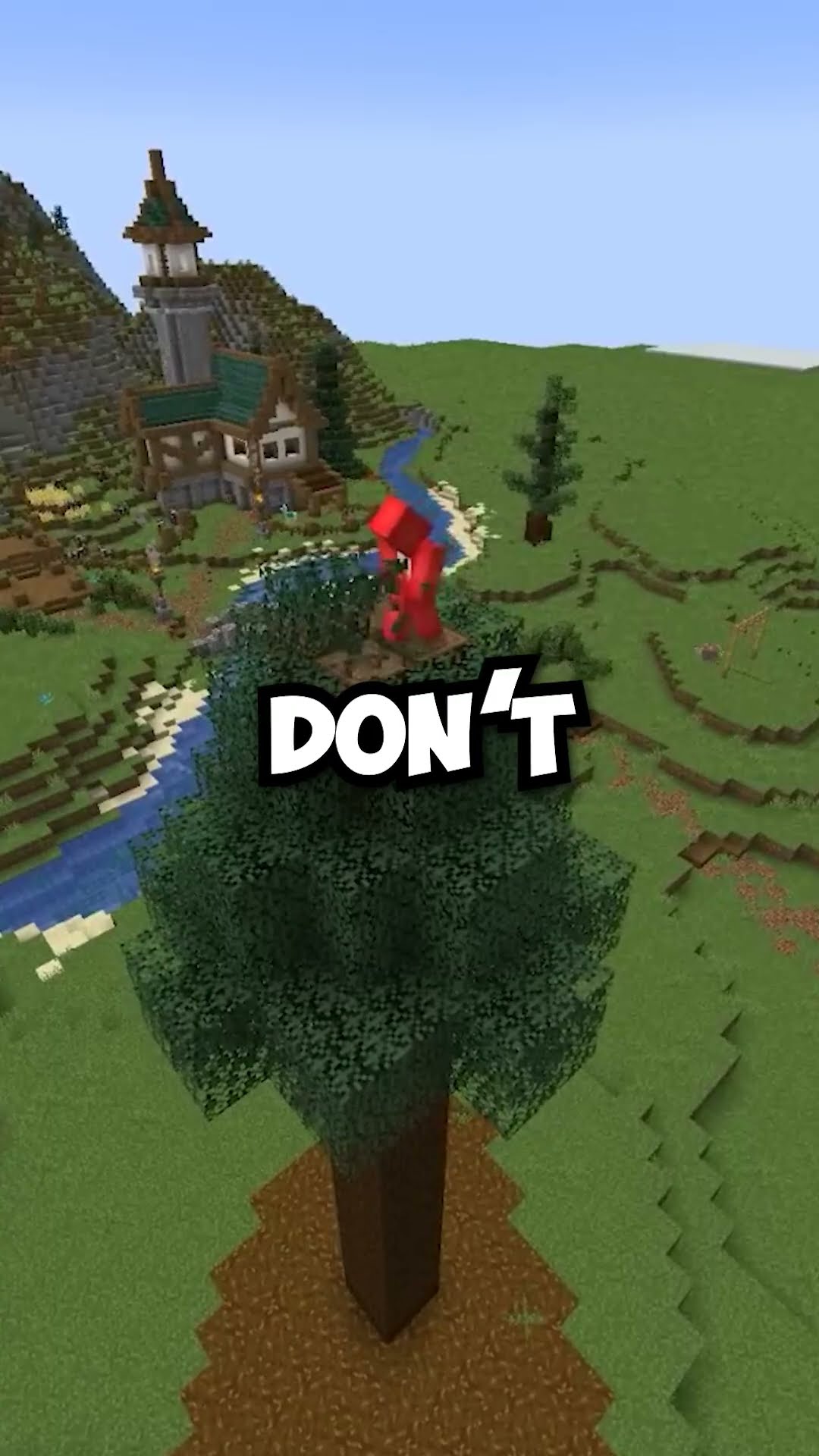 Fastest way to cut down trees in Minecraft
