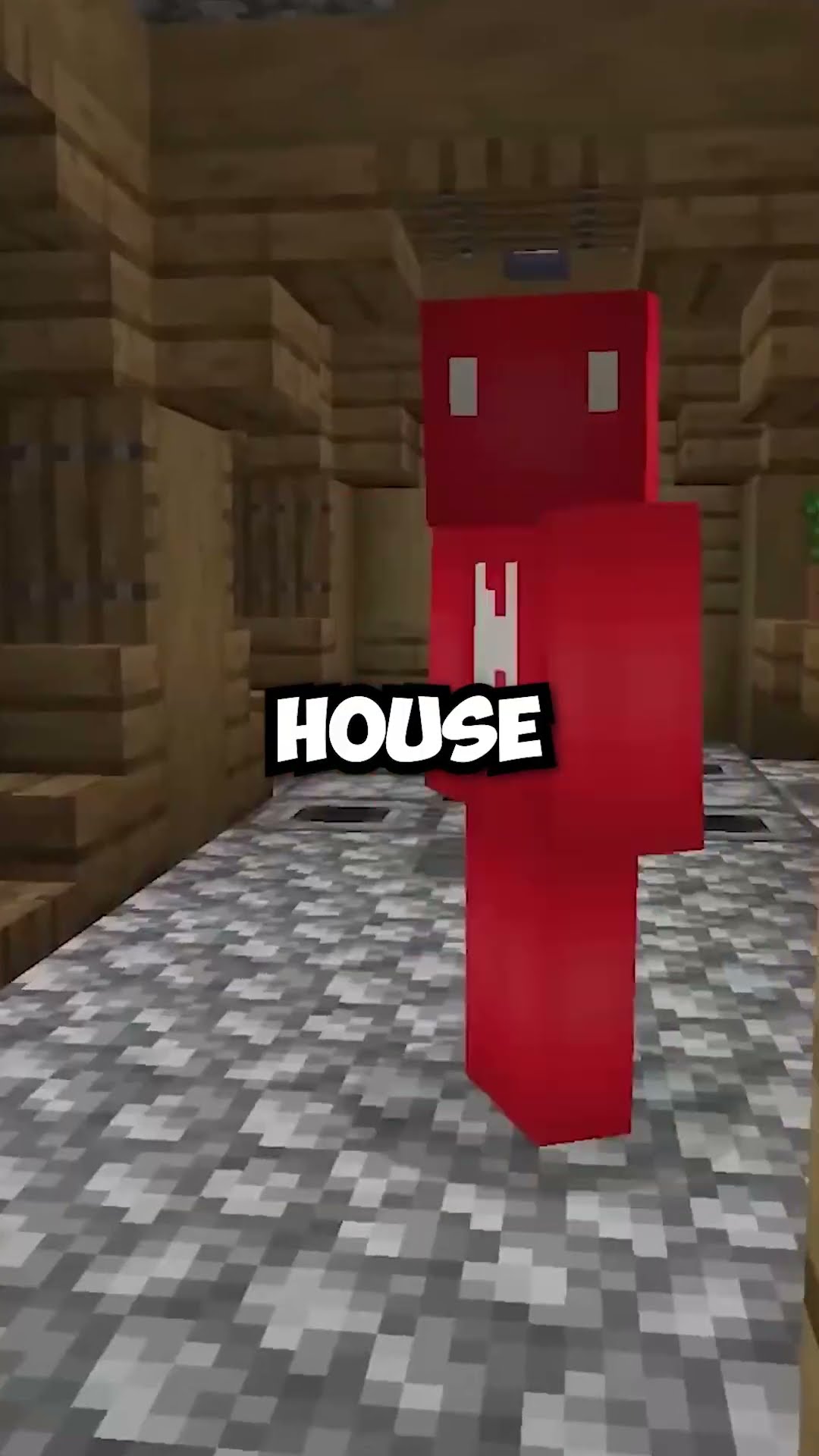 Smallest Minecraft base hidden inside a door